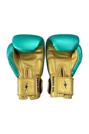 BOXING GLOVES - GREEN // GOLD