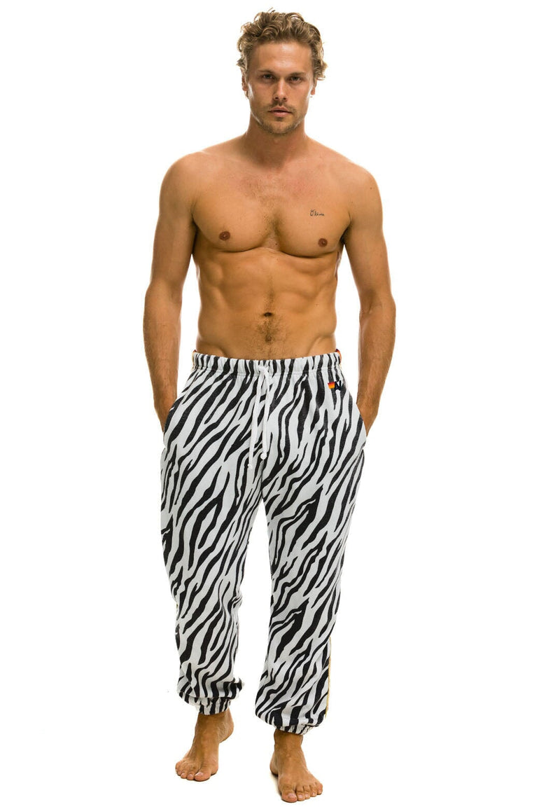 CLASSIC MEN'S SWEATPANTS - ZEBRA Men's Sweatpants Aviator Nation