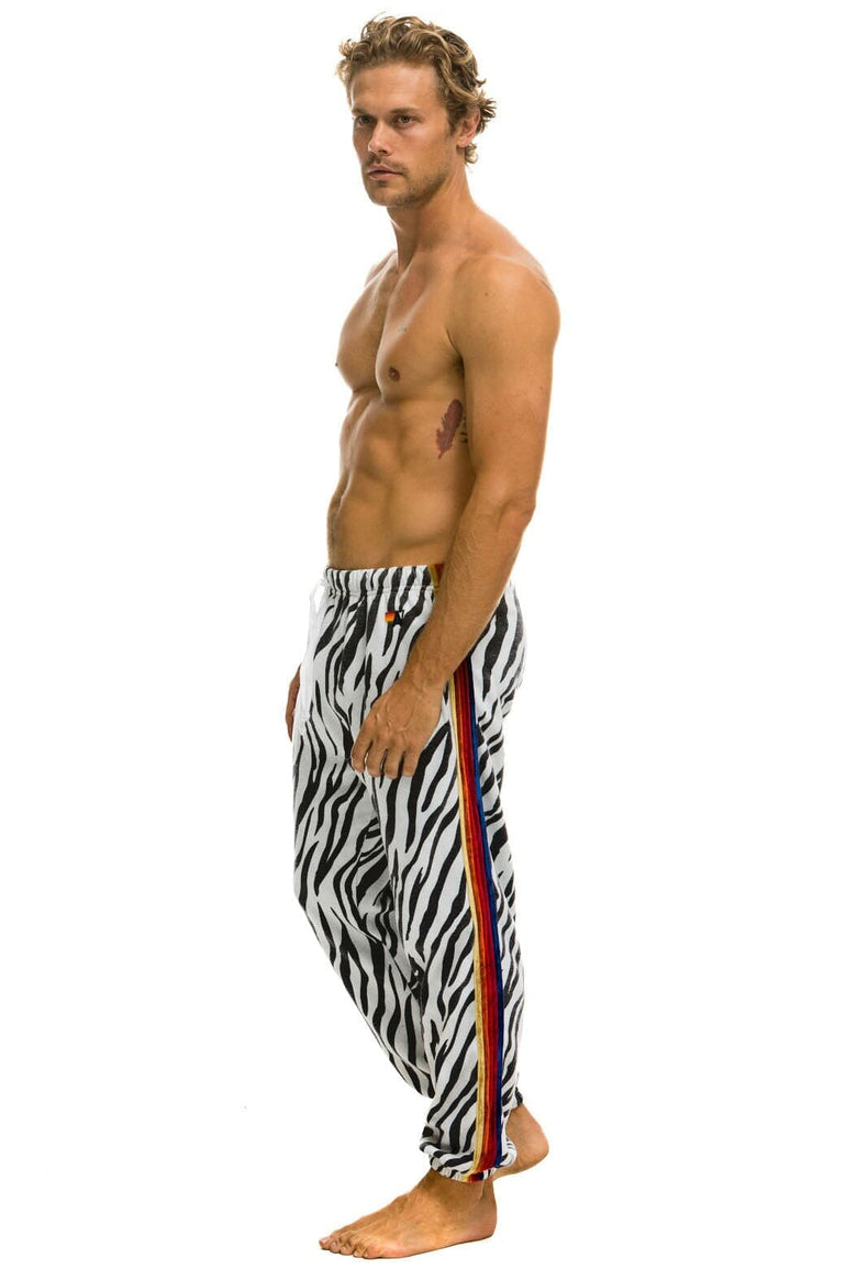 CLASSIC MEN'S SWEATPANTS - ZEBRA Men's Sweatpants Aviator Nation 