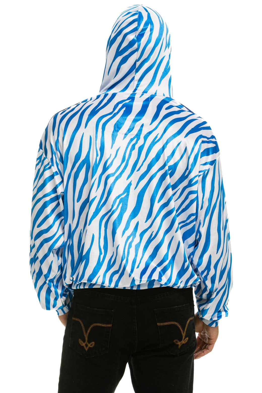 CLASSIC VELVET RELAXED PULLOVER HOODIE - BLUE TIGER Hoodie Aviator Nation 