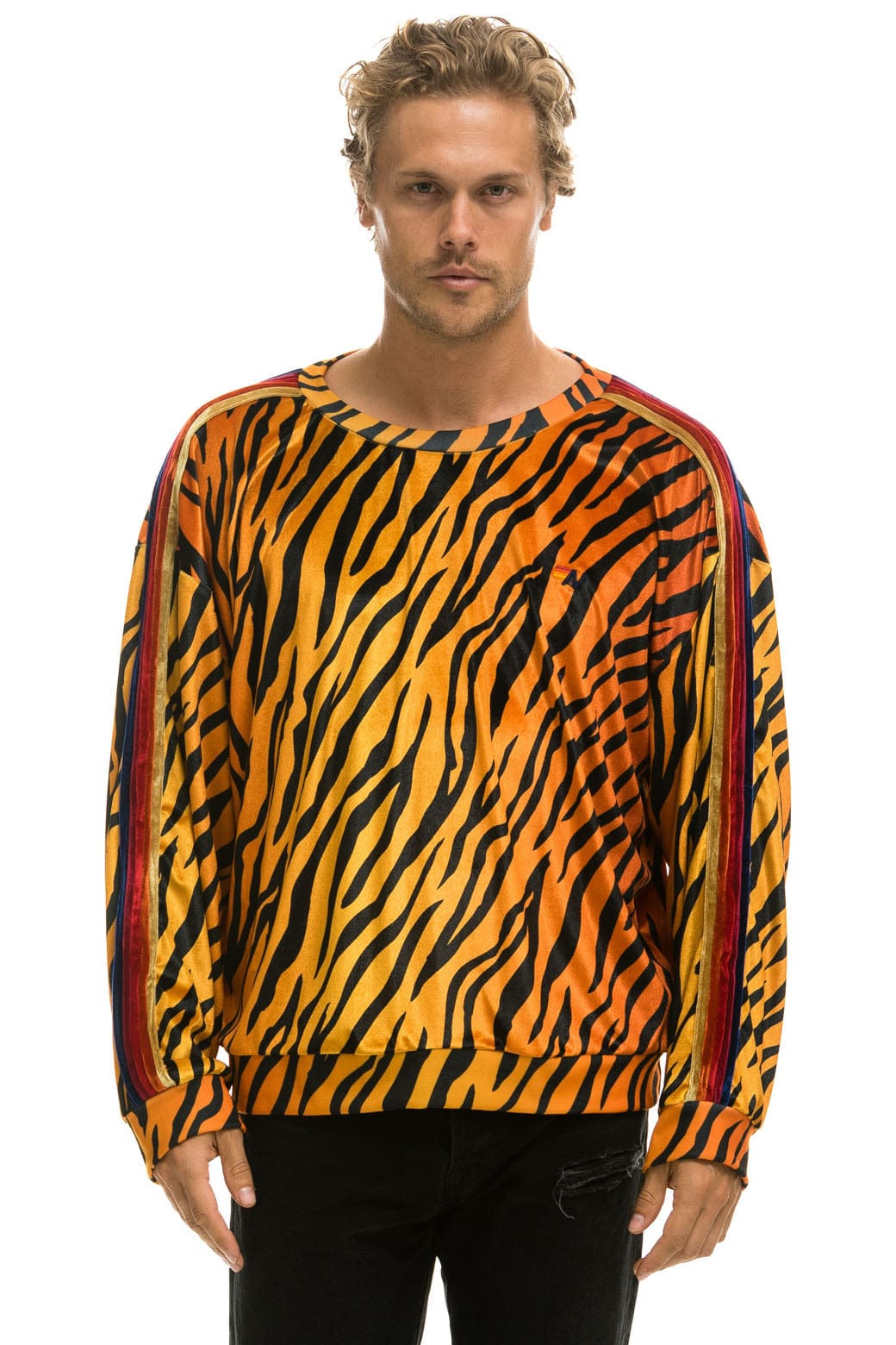 CLASSIC VELVET RELAXED SWEATSHIRT - TIGER Sweatshirt Aviator Nation 