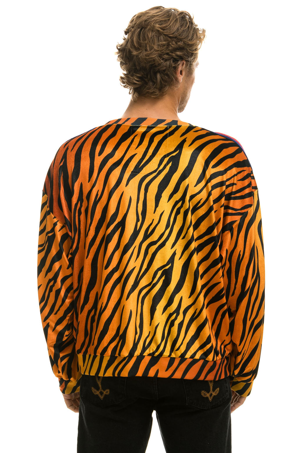 Men's Tiger Stripe T-shirt Animal Fur Pattern Shirt -  Israel