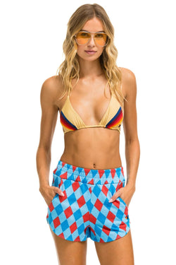 DIAMOND REPEAT LOUNGER SHORTS - SKY SALE Aviator Nation 