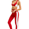 FULL LENGTH HI-RISE SPEED LEGGINGS - CHERRY Leggings Aviator Nation 