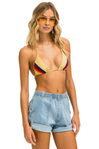 HI RISE SAFARI JEAN SHORT - SUPER LIGHT Denim Shorts Aviator Nation 