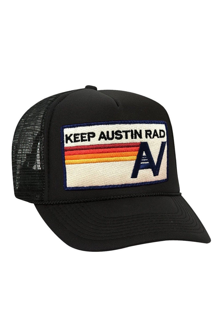 KEEP AUSTIN RAD VINTAGE TRUCKER HAT HATS Aviator Nation 