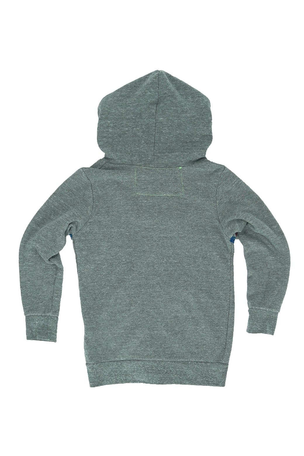 KID'S 5 STRIPE HOODIE - HEATHER GREY // BLUE STRIPES Kid's Hoodies Aviator Nation 