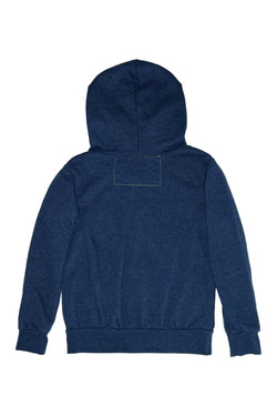 KID'S 5 STRIPE HOODIE - NAVY // BLUE STRIPES Kid's Hoodies Aviator Nation 