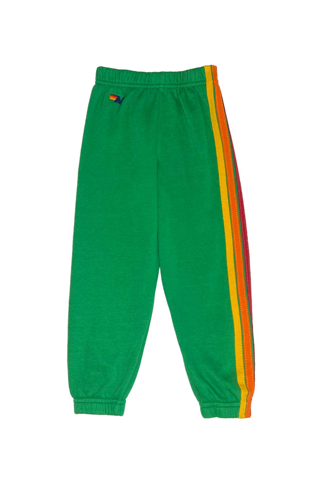 KID'S 5 STRIPE SWEATPANTS - KELLY GREEN Kid's Sweatpants Aviator Nation 