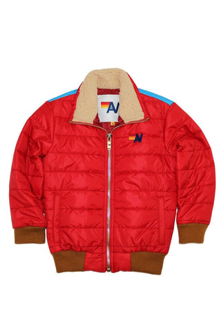 KID'S ALL SEASONS JACKET - CHERRY BARBADOS Kid's Outerwear Aviator Nation 