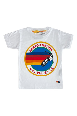 KID'S AVIATOR NATION MILL VALLEY TEE - WHITE Kid's Tee Aviator Nation 
