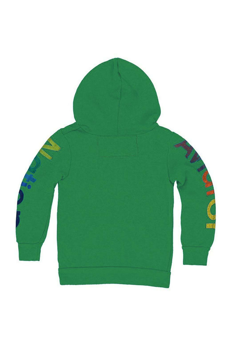 KID'S AVIATOR NATION ZIP HOODIE - KELLY GREEN Kid's Hoodies Aviator Nation