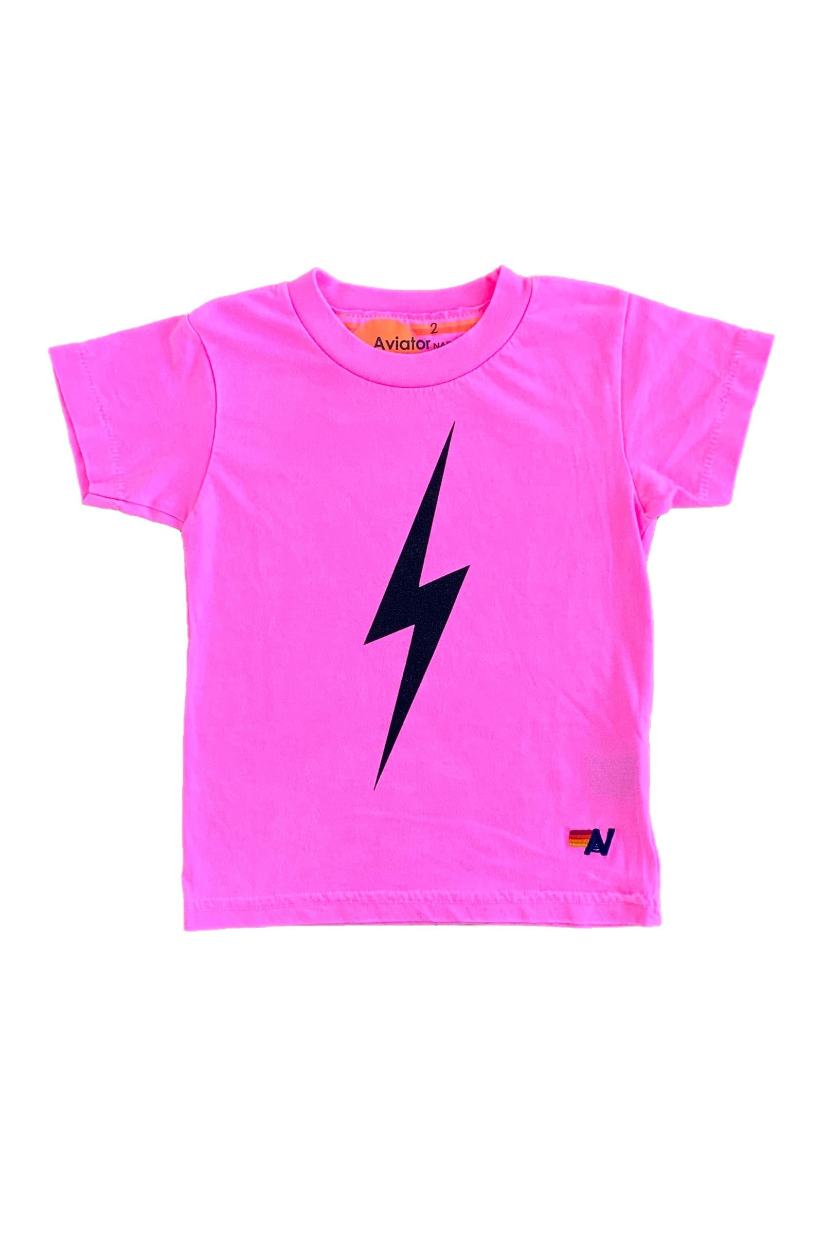 Kid's Smiley 2 Tee Neon Pink main image 1