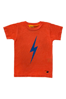 KID'S BOLT TEE - ORANGE Kid's Tee Aviator Nation 