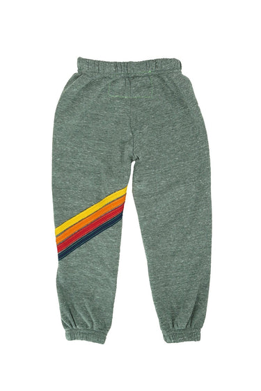 KID'S CHEVRON SWEATPANTS - HEATHER GREY Kid's Sweatpants Aviator Nation 
