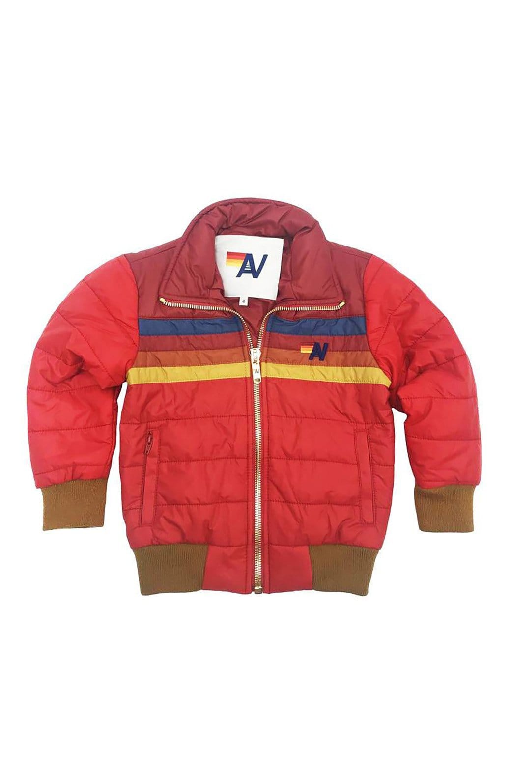 KID'S JOURNEY JACKET - CHERRY Kid's Outerwear Aviator Nation 