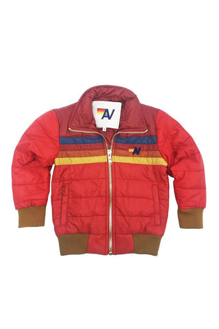 KID'S JOURNEY JACKET - CHERRY Kid's Outerwear Aviator Nation 
