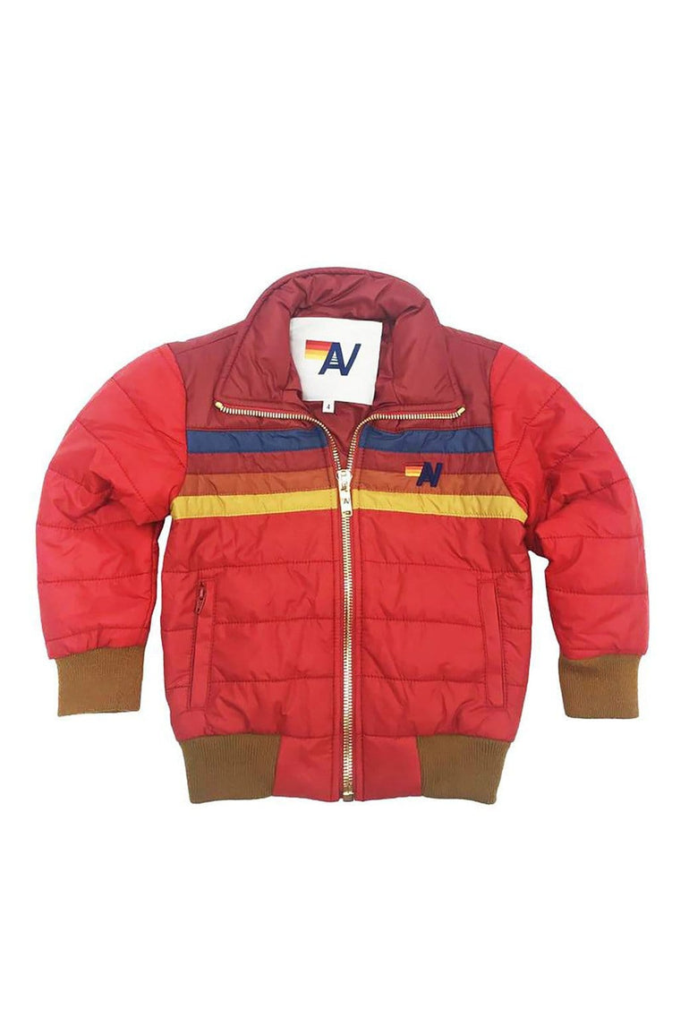 KID'S JOURNEY JACKET - CHERRY Kid's Outerwear Aviator Nation 