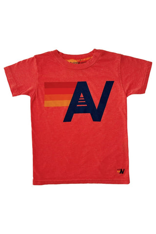 KID'S LOGO TEE - RED Kid's Tee Aviator Nation 