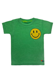 KID'S SMILEY 2 TEE - KELLY GREEN Kid's Tee Aviator Nation 