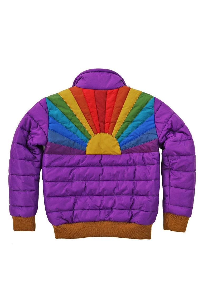 KID'S SUNBURST JACKET - PURPLE MAGIC Kid's Outerwear Aviator Nation 