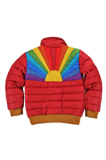 KID'S SUNBURST JACKET RED – Aviator Nation - Main Image
