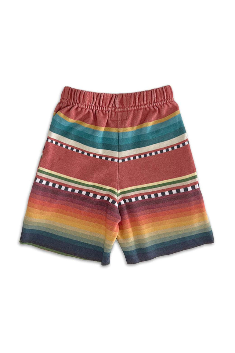KID'S TULUM SWEATSHORTS - RED Kids Shorts Aviator Nation