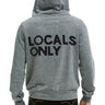 LOCALS ONLY HOODIE - HEATHER GREY Hoodie Aviator Nation 
