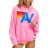 LOGO PULLOVER RELAXED HOODIE - NEON PINK