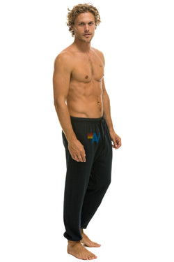 LOGO SWEATPANTS - CHARCOAL Mens Sweatpants Aviator Nation 