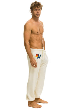 LOGO SWEATPANTS - VINTAGE WHITE Men's Sweatpants Aviator Nation 