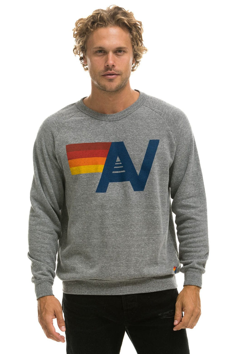 LOGO SWEATSHIRT - HEATHER GREY Sweatshirt Aviator Nation