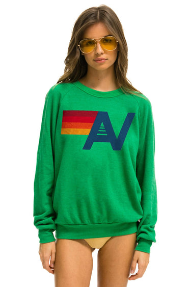 LOGO SWEATSHIRT - KELLY GREEN Sweatshirt Aviator Nation 