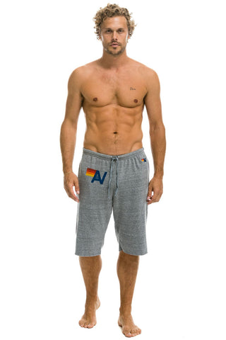 LOGO SWEATSHORTS - HEATHER GREY Men's Shorts Aviator Nation 