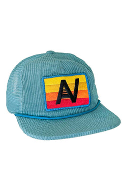 LOGO - VINTAGE CORDUROY MESH TRUCKER HAT HATS Aviator Nation 