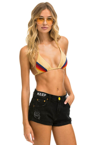 LOW RISE ROCKER JEAN SHORTS - VINTAGE BLACK Denim Shorts Aviator Nation 