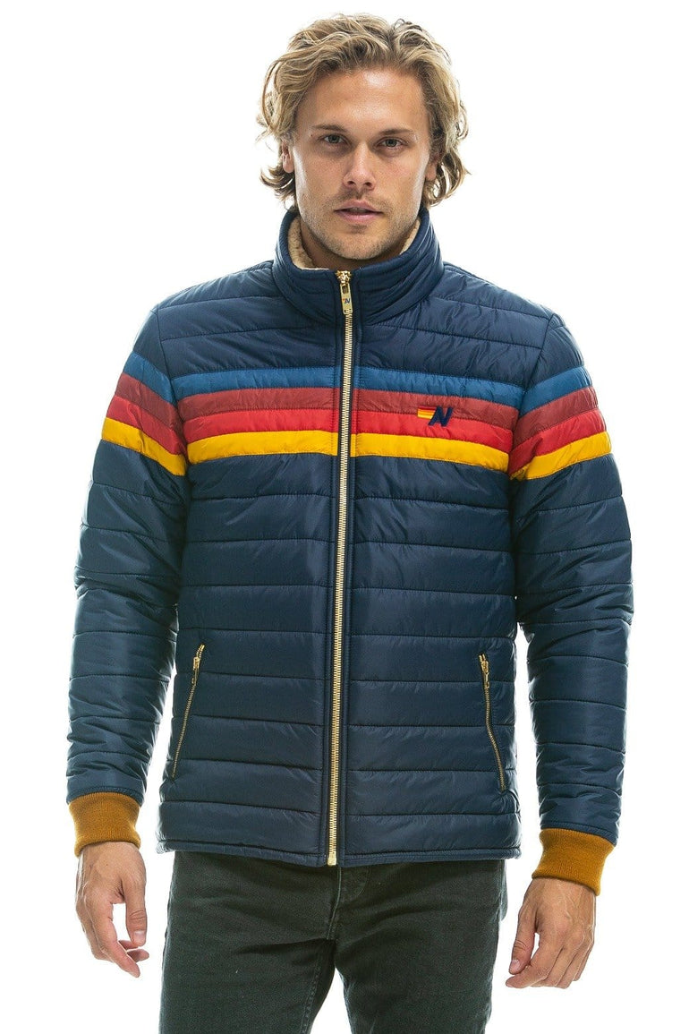 MEN'S 4 STRIPE JACKET - NAVY Jacket Aviator Nation 