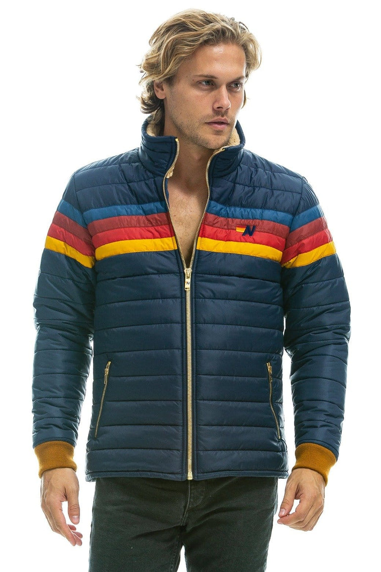 MEN'S 4 STRIPE JACKET - NAVY Jacket Aviator Nation