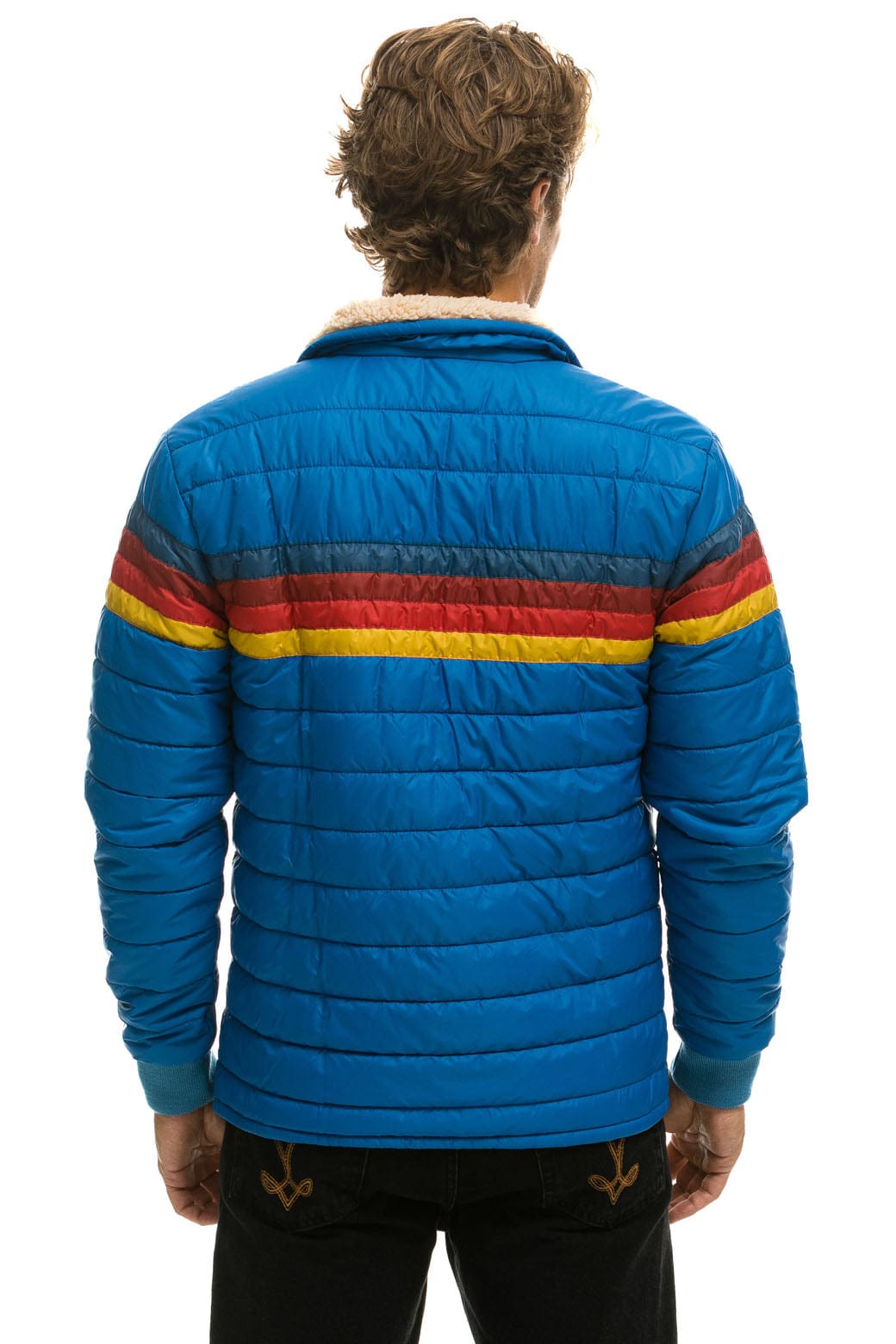 MEN'S 4 STRIPE JACKET - SNORKEL BLUE Jacket Aviator Nation 