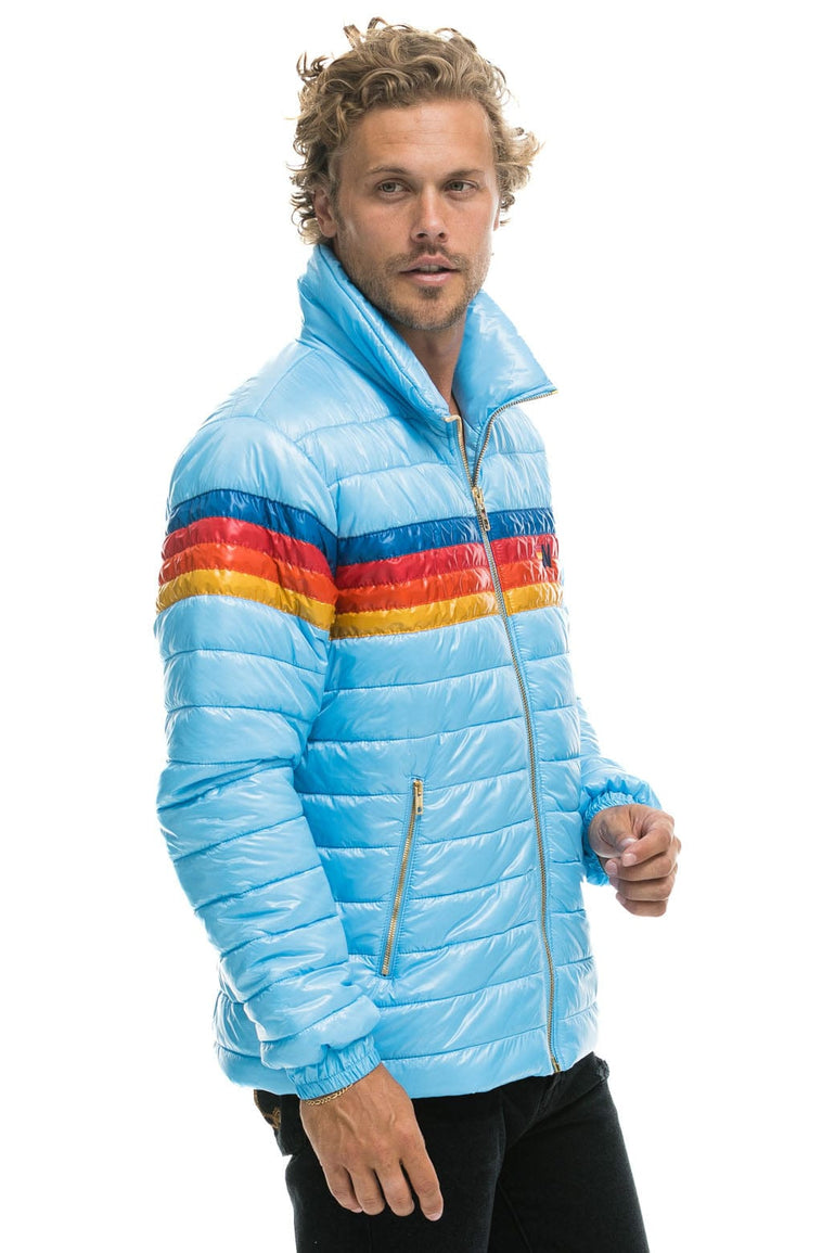 MEN'S 4 STRIPE TRAVELER JACKET - GLOSSY SKY Jacket Aviator Nation
