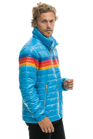 MEN'S 4 STRIPE TRAVELER JACKET - OCEAN GLOSSY Jacket Aviator Nation 