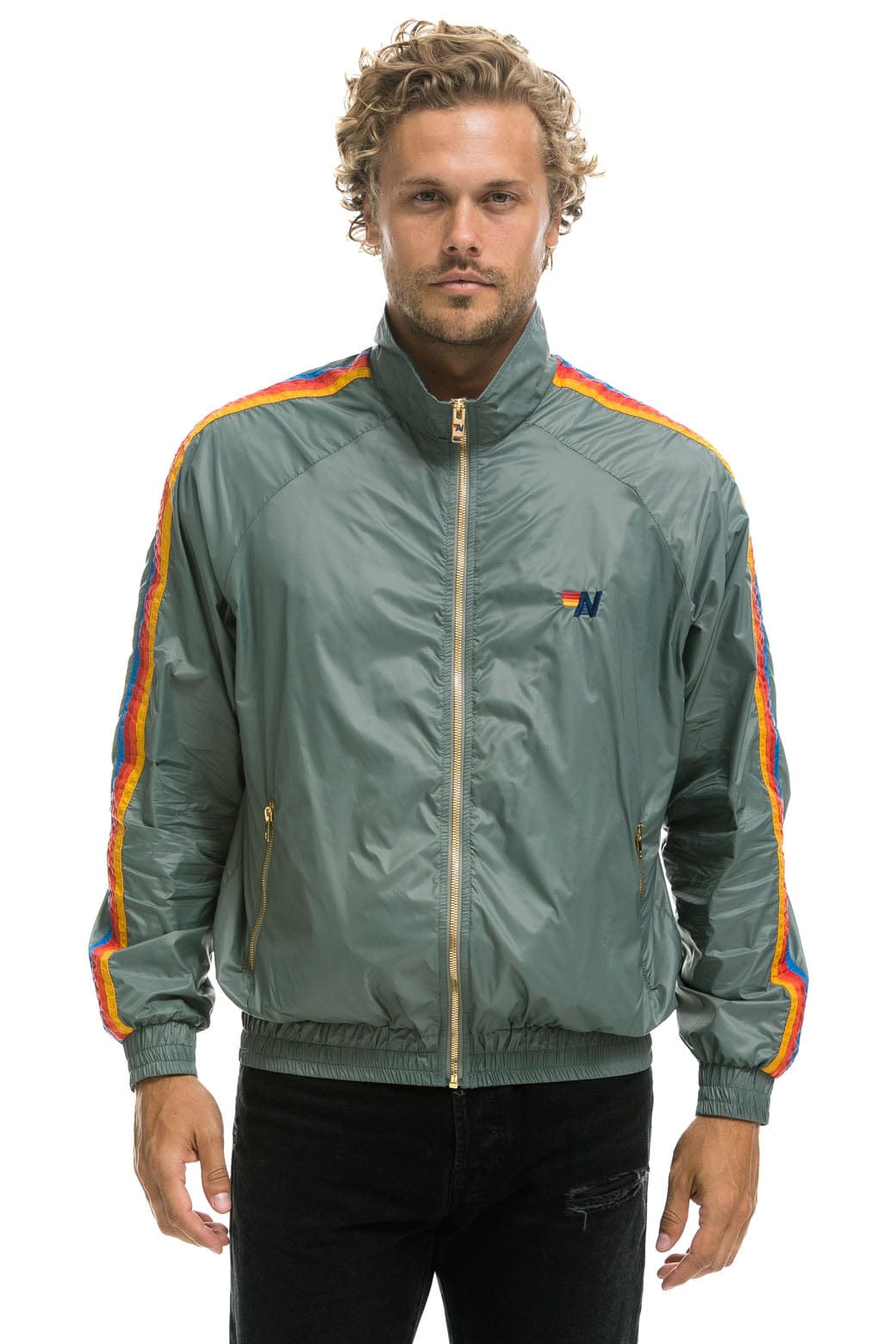MEN'S 4 STRIPE WINDBREAKER - SEDONA Jacket Aviator Nation 
