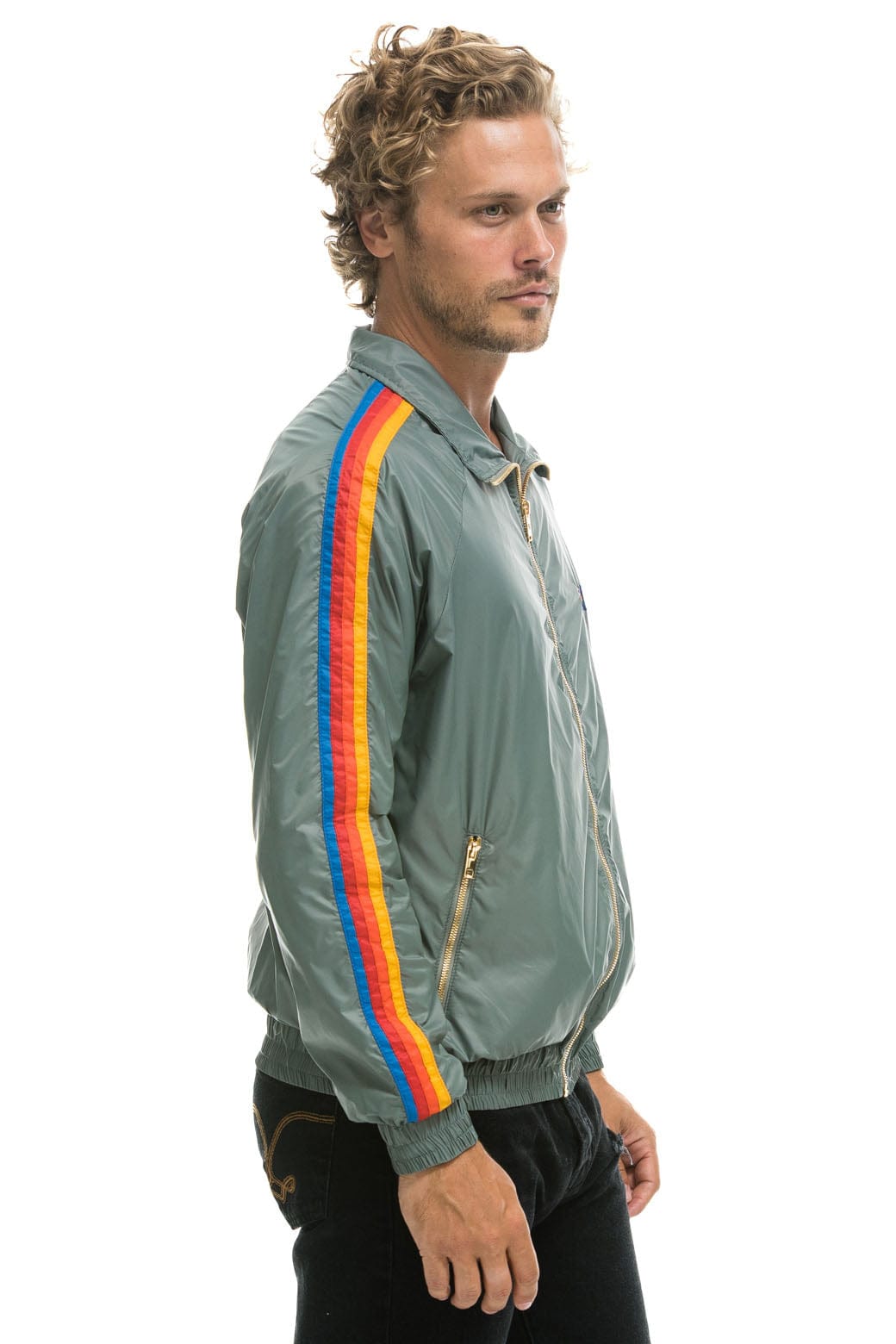 MEN'S 4 STRIPE WINDBREAKER - SEDONA Jacket Aviator Nation 