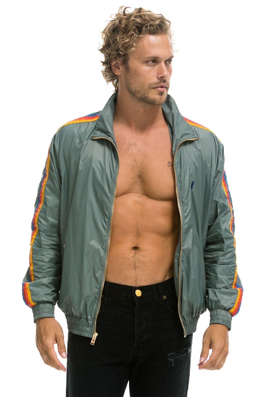 MEN'S 4 STRIPE WINDBREAKER - SEDONA Jacket Aviator Nation 