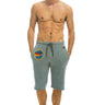 MEN'S AVIATOR NATION SWEATSHORTS - HEATHER GREY Sweatshorts Aviator Nation 