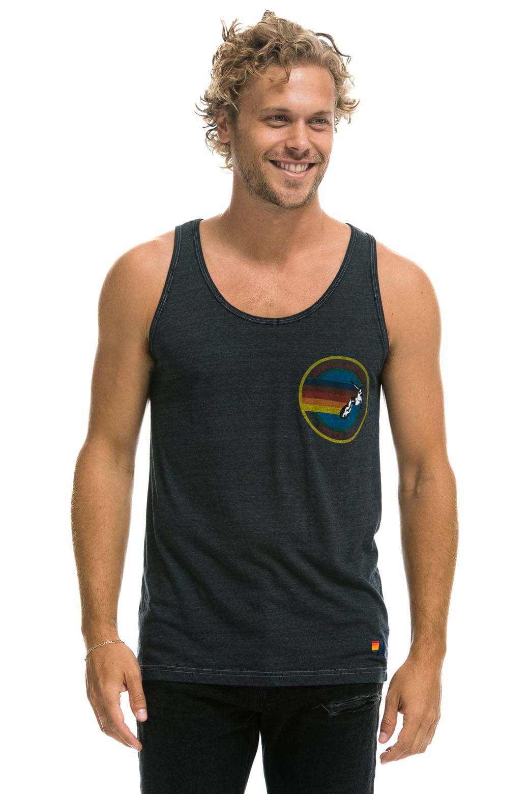 MEN'S AVIATOR NATION TANK - CHARCOAL Men's Tank Aviator Nation 
