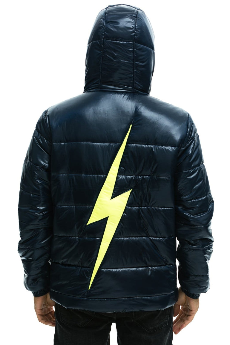 MEN'S BOLT LUXE TREKKER JACKET - GLOSSY NAVY Jacket Aviator Nation