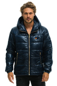 MEN'S BOLT LUXE TREKKER JACKET - GLOSSY NAVY Jacket Aviator Nation 