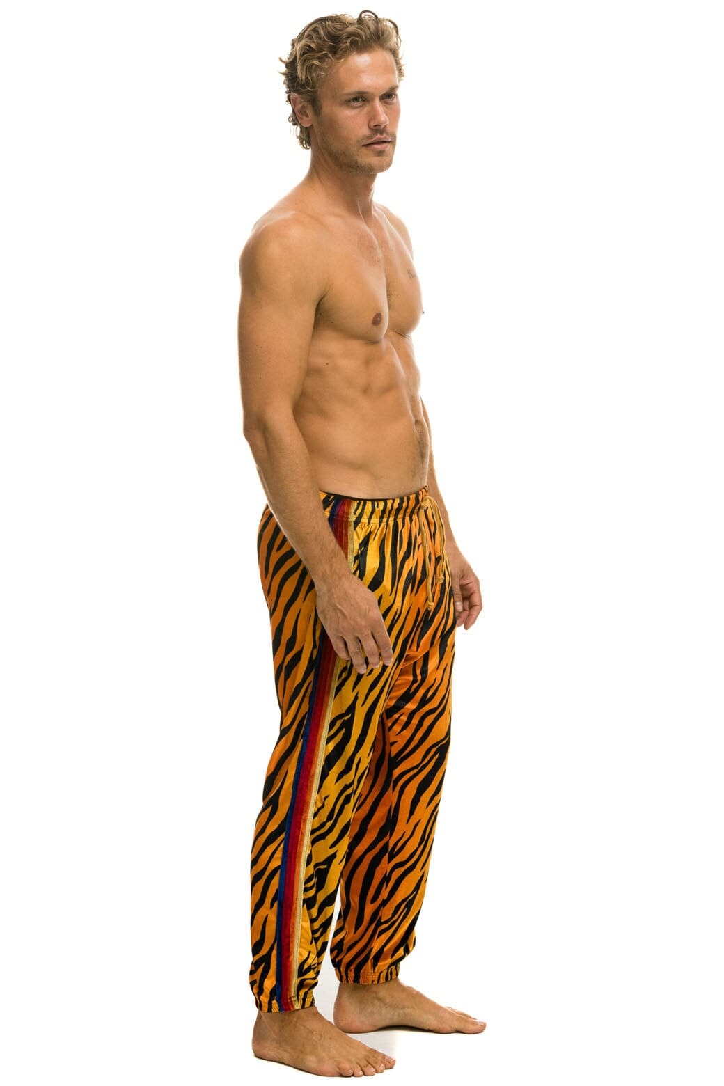 MEN'S CLASSIC VELVET SWEATPANTS - TIGER Mens Sweatpants Aviator Nation 