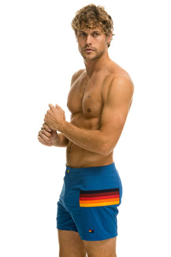 MEN'S HORIZONTAL 5 STRIPE FLEX SHORTS - SEA Men's Board Shorts Aviator Nation 